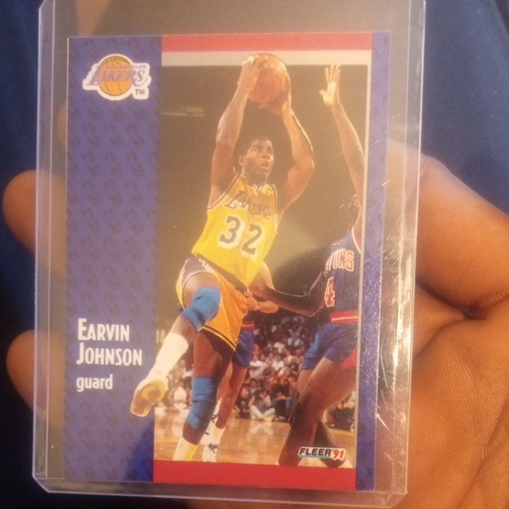 Earvin Johnson Basketball Trading Card